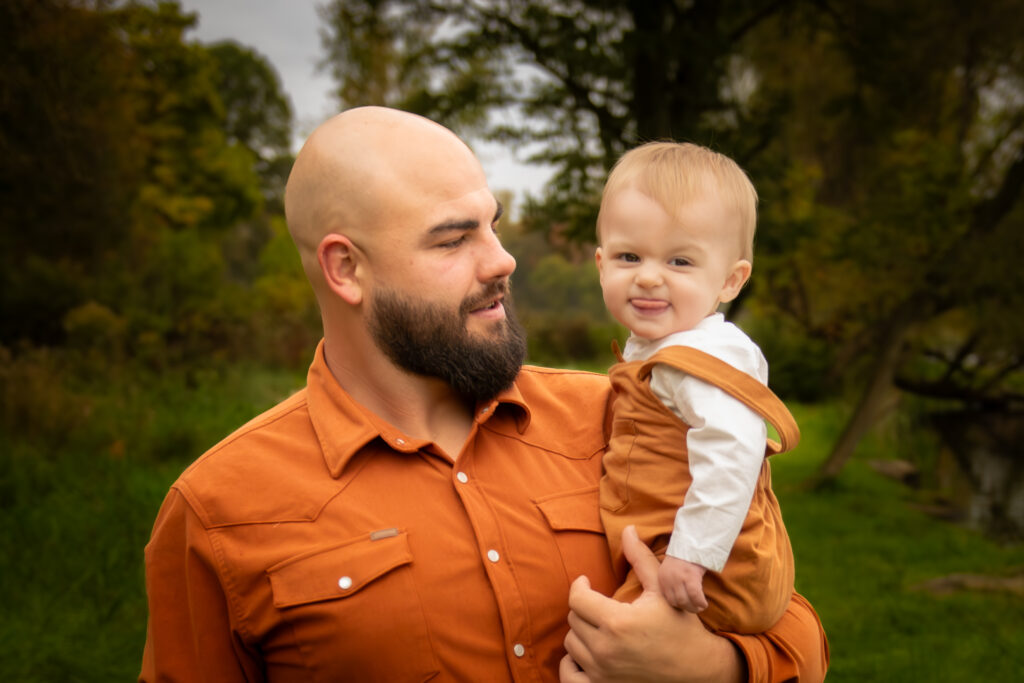 father son family outdoor picture